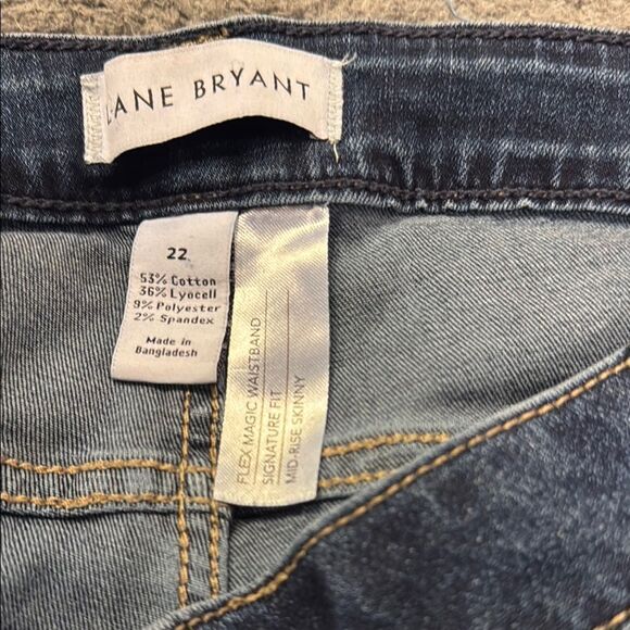 Lane Bryant Flex Magic Waistband Signature  Mid Rise Skinny Plus Size 22 - Picture 2 of 5